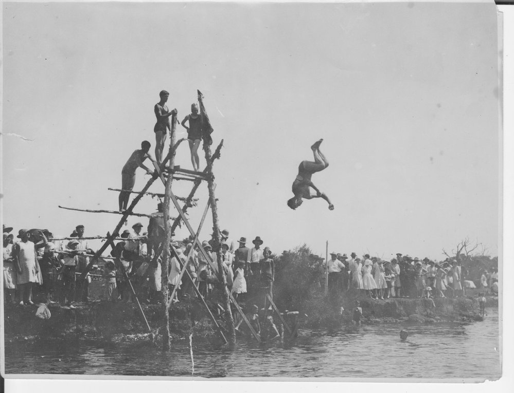 Diving Competition, Red Rock, 1932