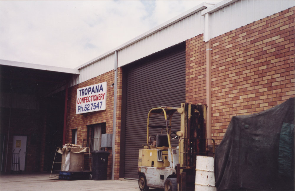 Tropana Confectionery in Unit 4 at 17 Cook Drive in Coffs Harbour, 1990s