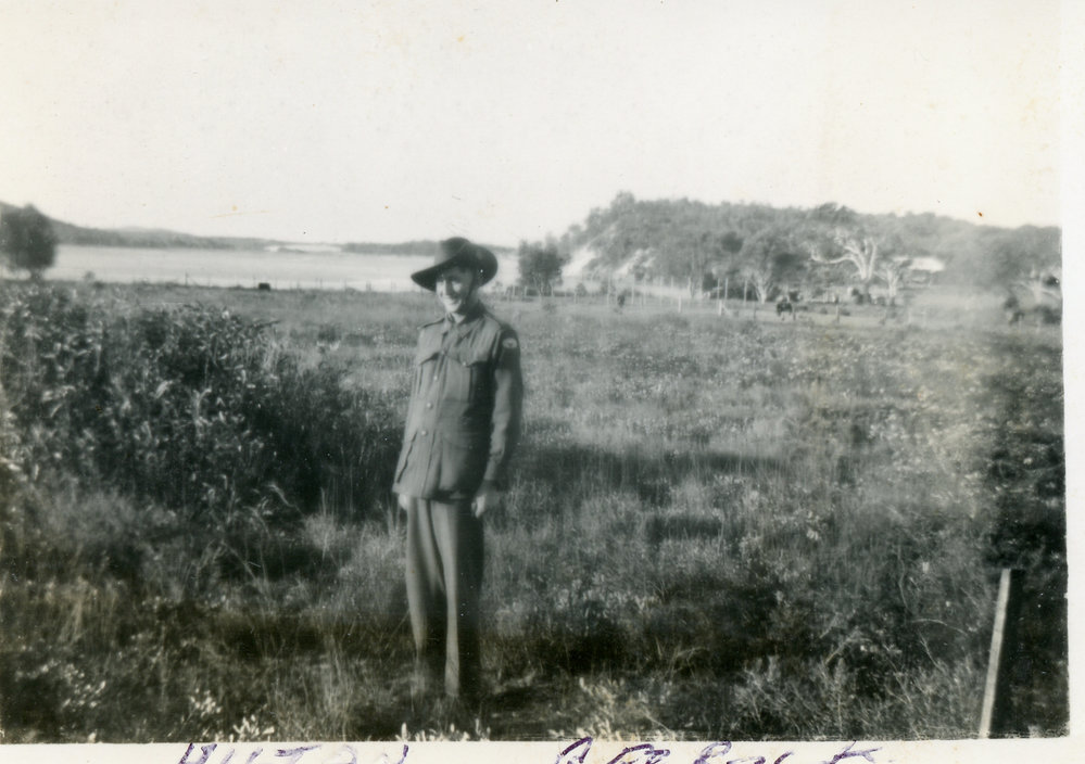 Soldier Red Rock 1940s 
