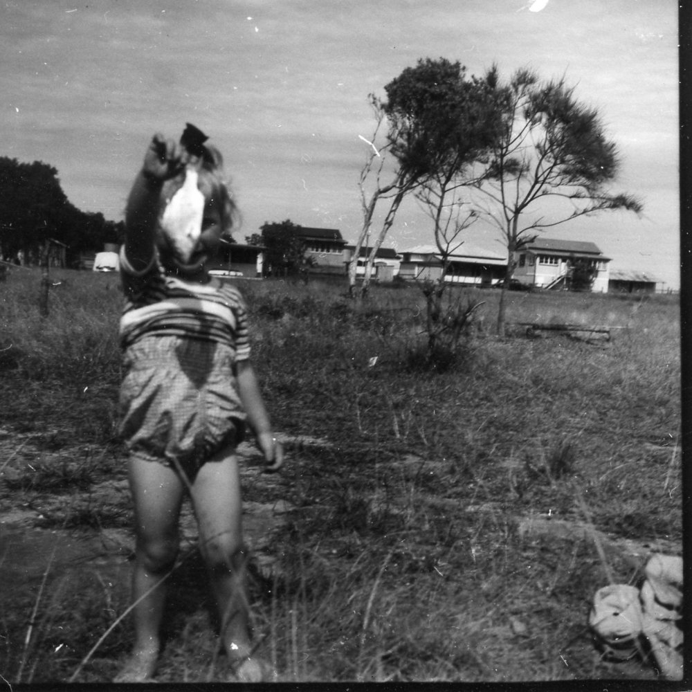 Little Girl and Her Fish, Red Rock  1940s