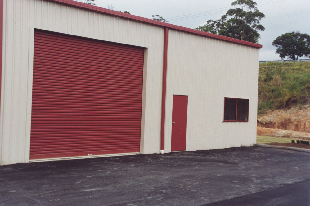 Industrial shed on Hurley Drive at Coffs Harbour, 1990s