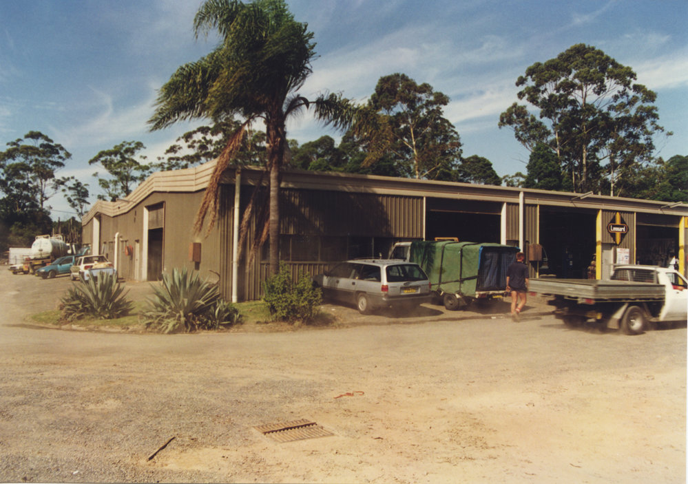 Commercial sheds, Pacific Highway, Coffs Harbour, 1990s
