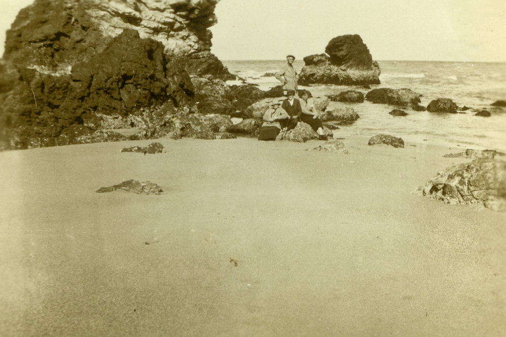 Back Beach, Red Rock Headland 1920