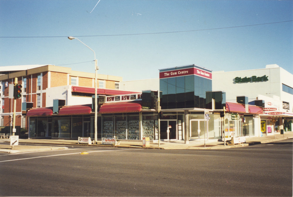 The Gam Centre on the corner of High and Grafton Streets in Coffs Harbour, 1990s