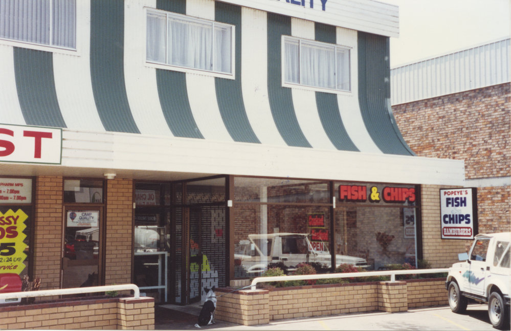 Popeye's Fish &amp; Chips at 150 Pacific Highway in Coffs Harbour, 1990s