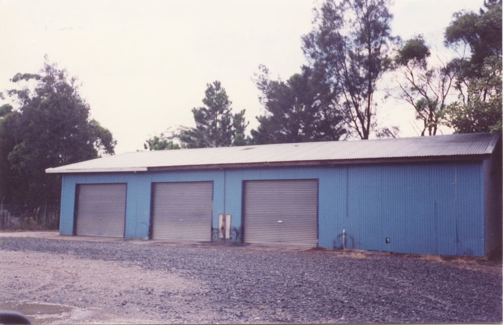 Shed behind the Shell Roadhouse in Coffs Harbour, 1990s