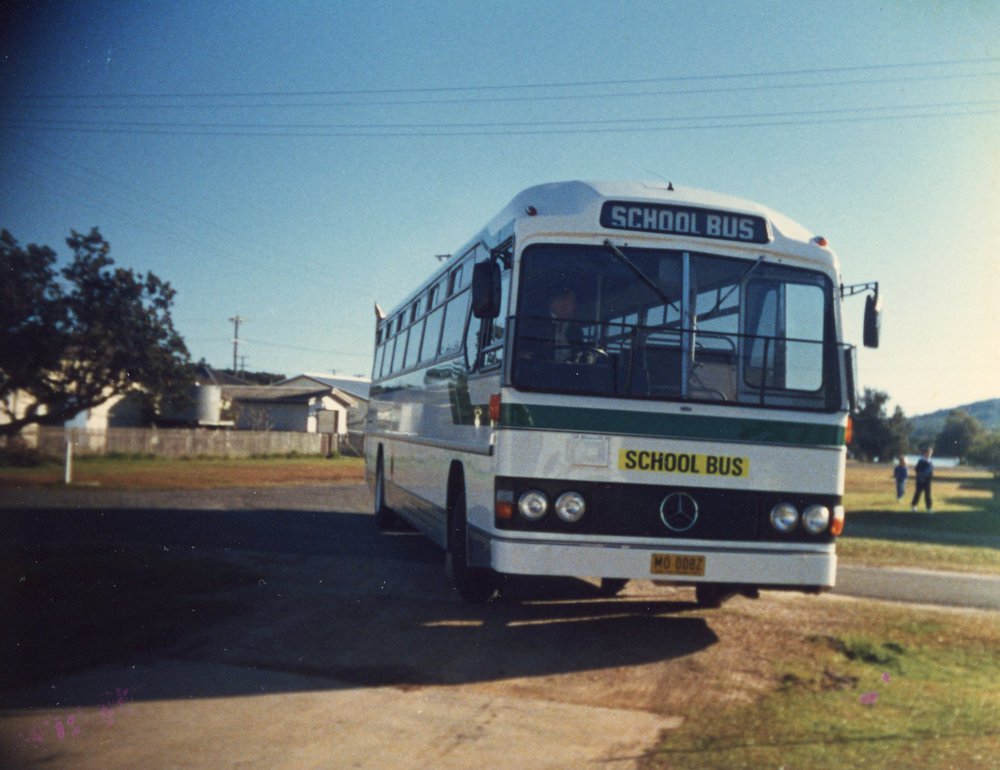 Ottaway's School Bus Red Rock 1980s