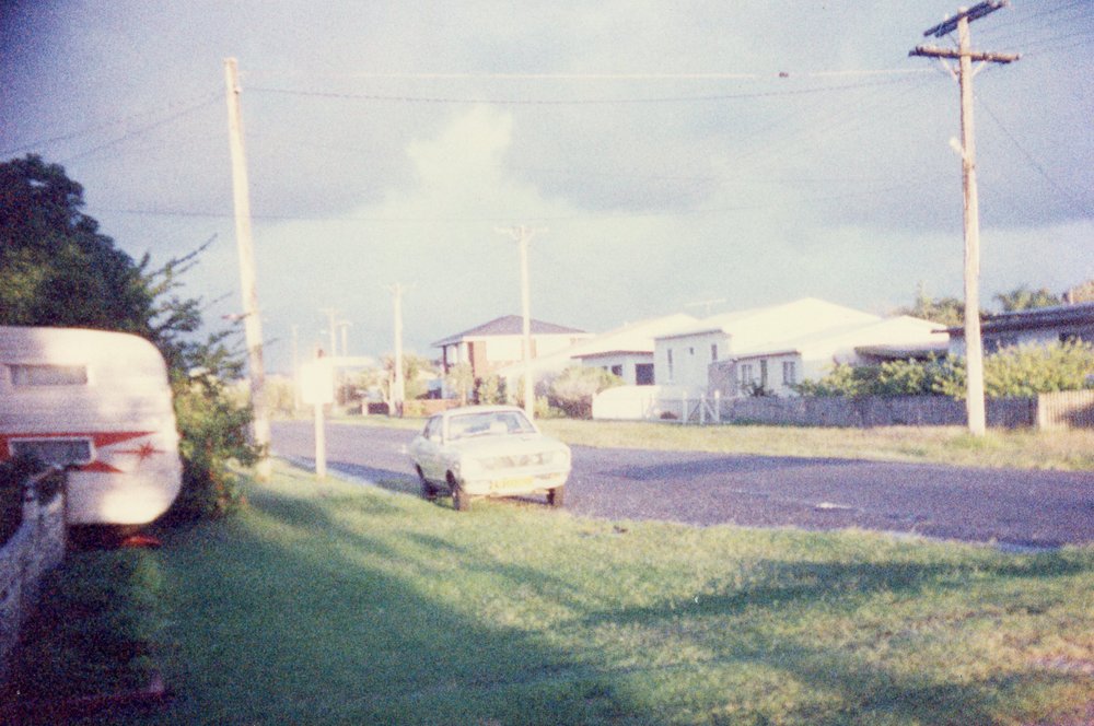 Schafer Street Looking West Red Rock 1980s