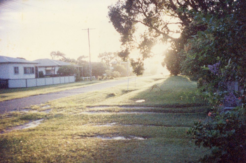 Schafer Street Looking East Red Rock 1980s