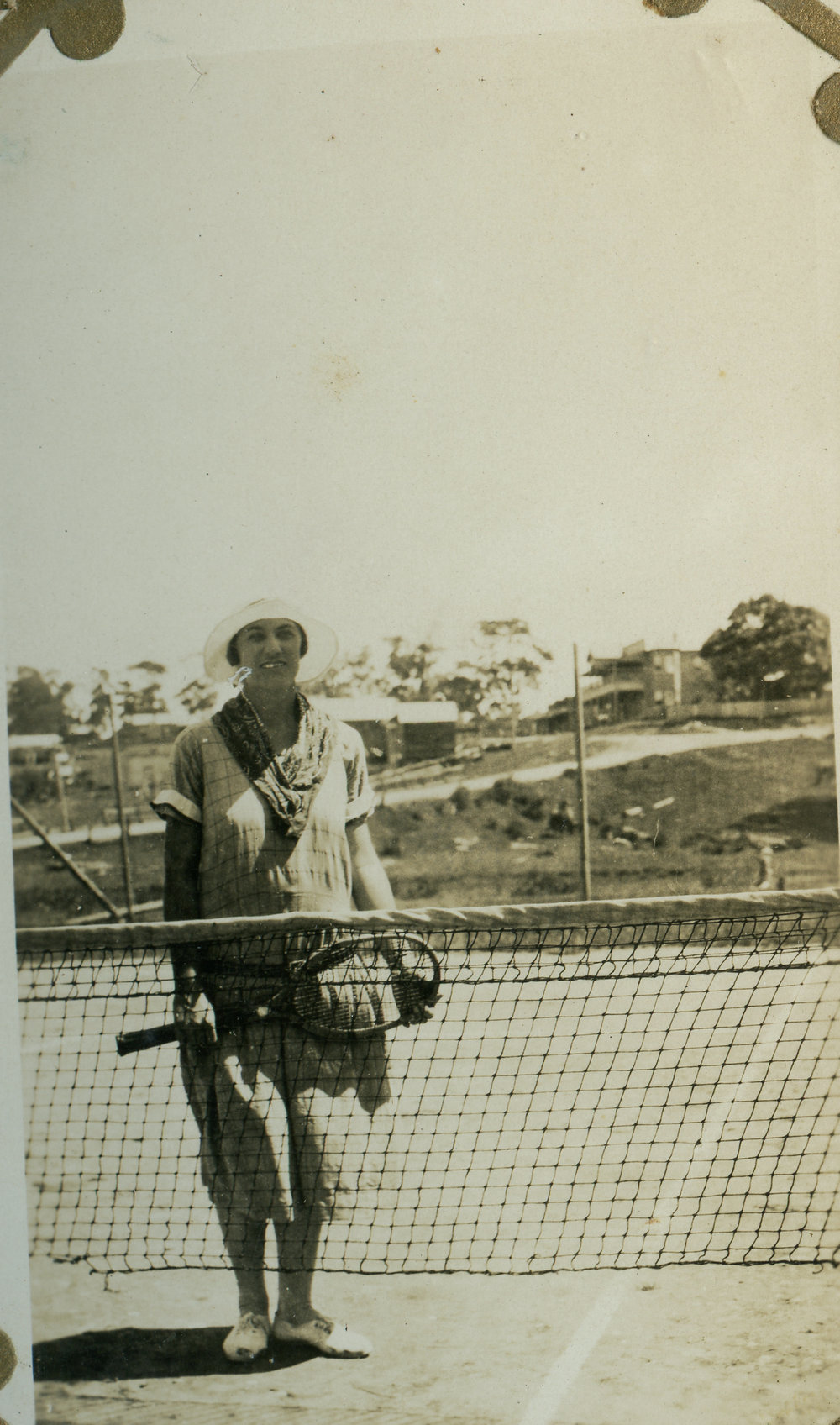 Lady Tennis Player  Red Rock1920