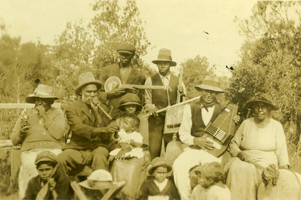 Corindi Concert and Homemade Band, Red Rock, 1922