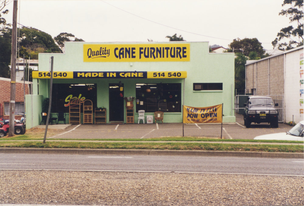 Quality Cane Furniture at 114 Pacific Highway in Coffs Harbour, 1990s