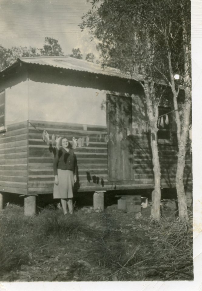 Back of Cottage at 23 Ford Street, Red Rock, 1948