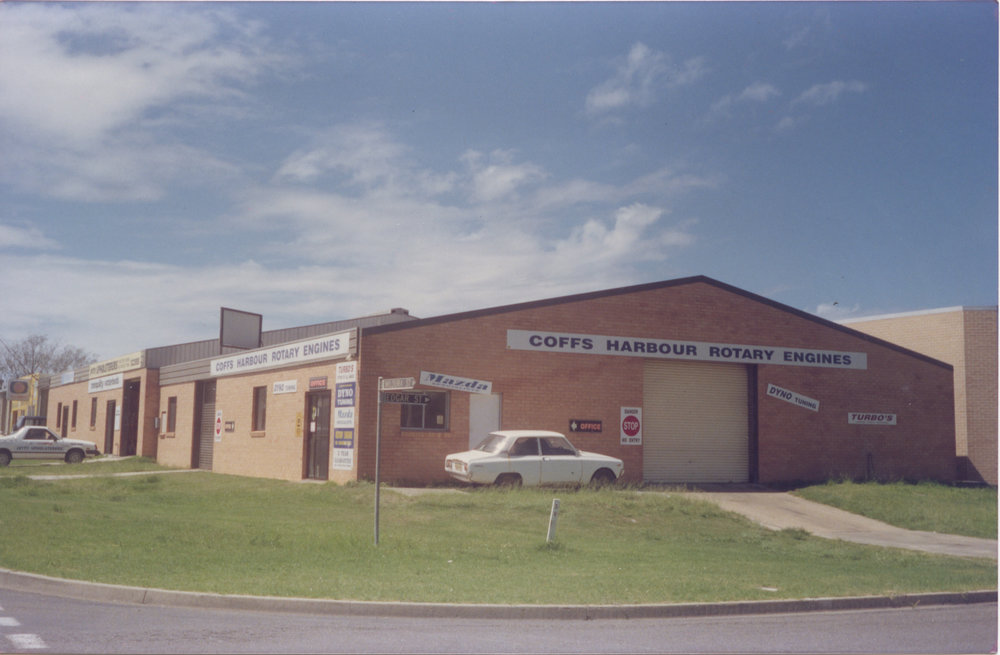Coffs Harbour Rotary Engines on the corner Edgar and Mildura Streets, 1990s