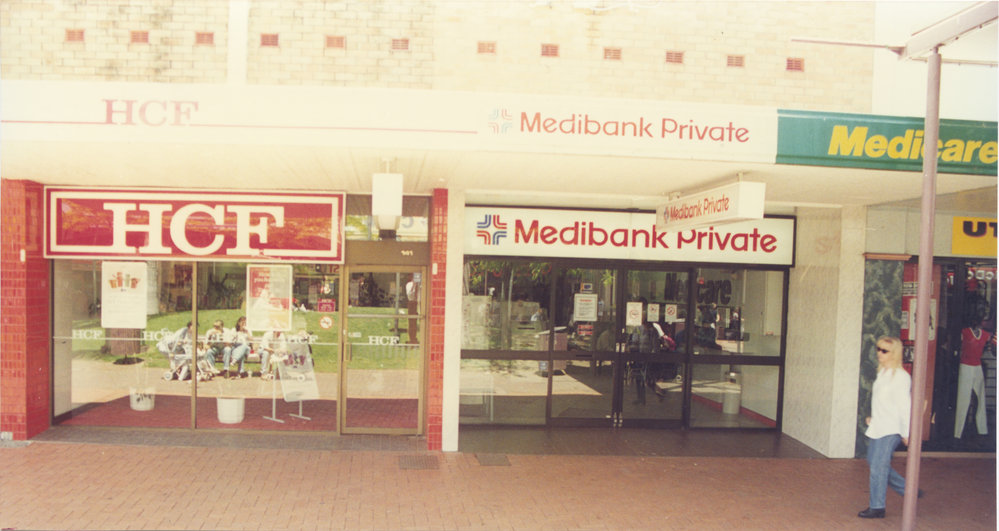 City Centre Mall shops in Coffs Harbour, 1990s