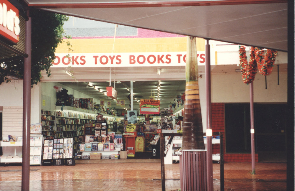 Bookshop at the City Centre Mall in Coffs Harbour, 1990s