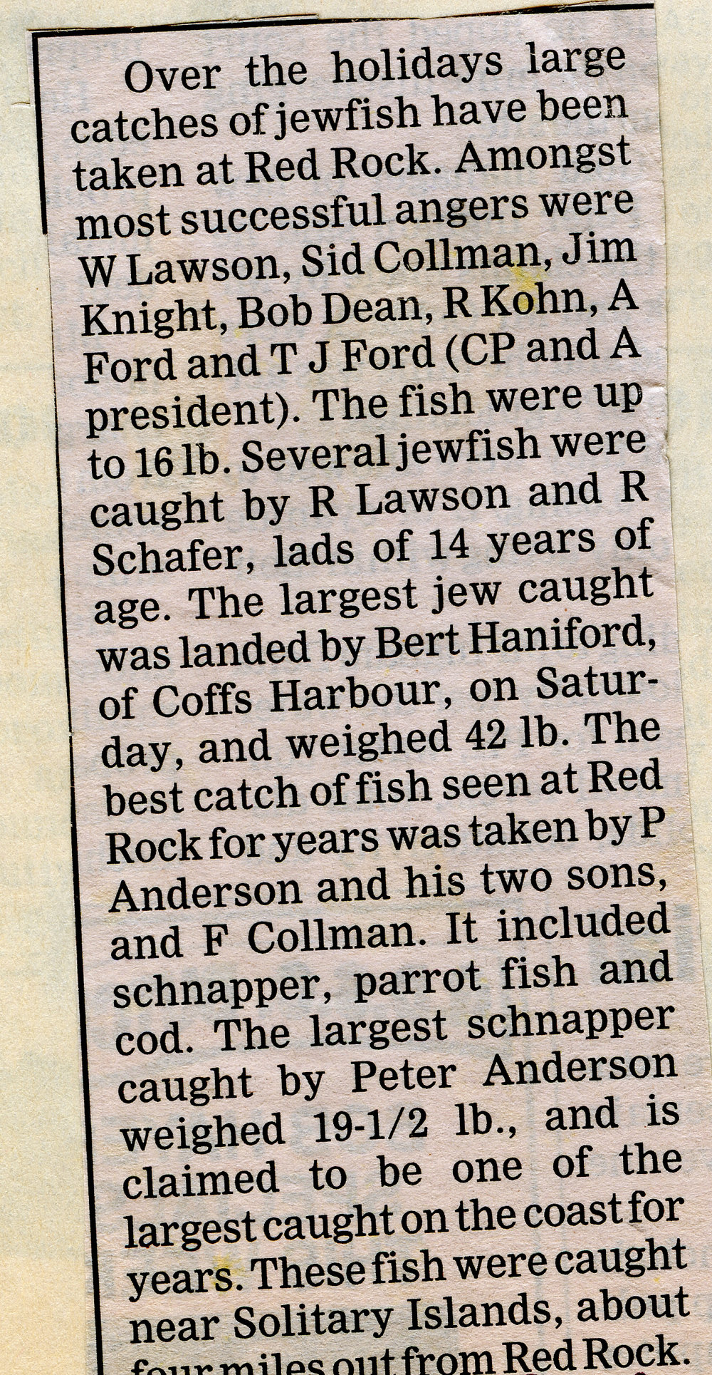 Fishing January Red Rock 1951