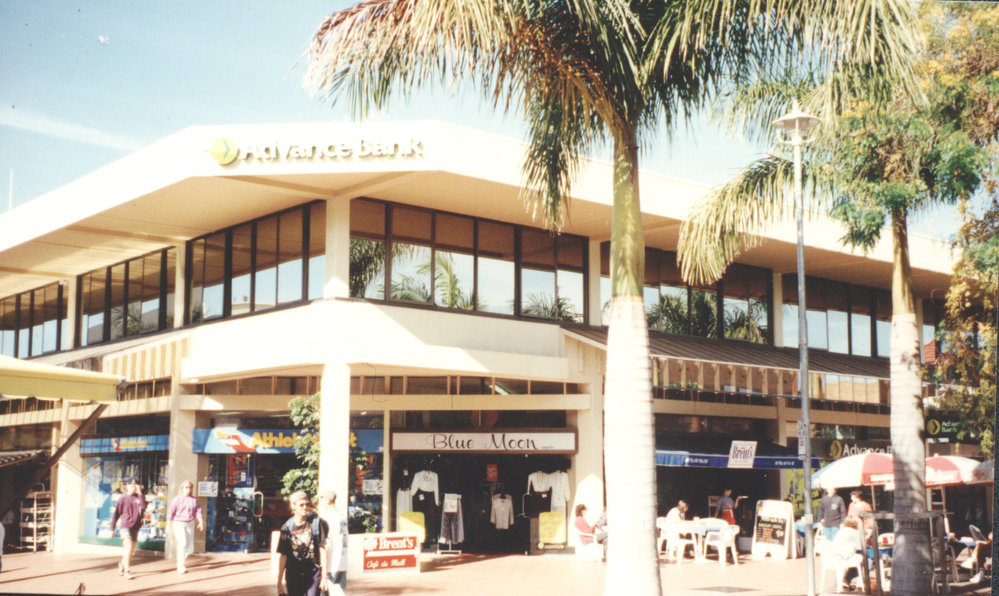 City Centre Mall shops in Coffs Harbour, 1990s