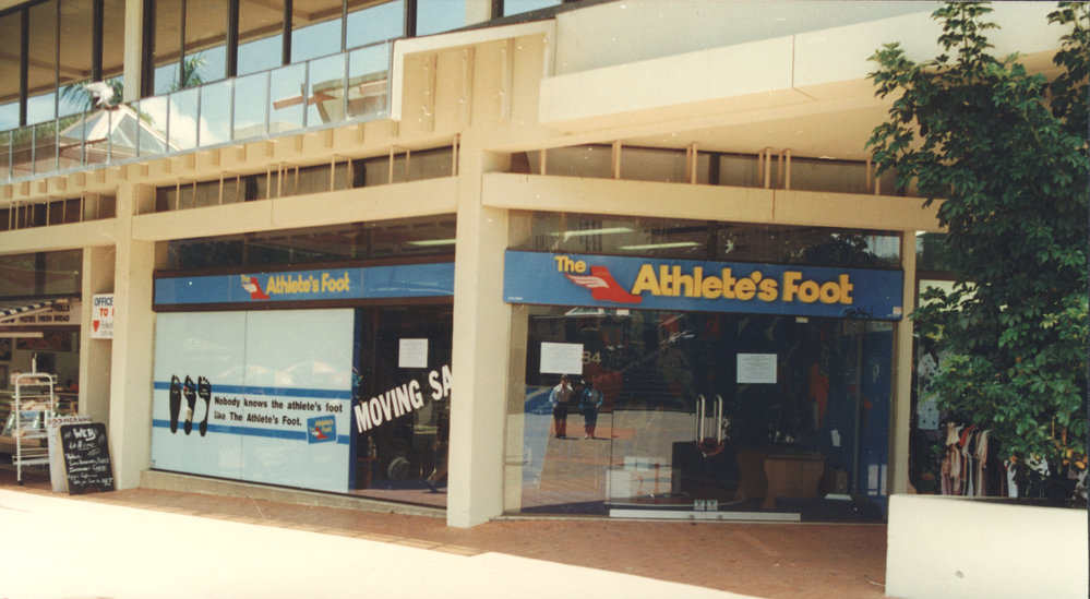 The Athlete's Foot at the City Centre Mall in Coffs Harbour, 1990s