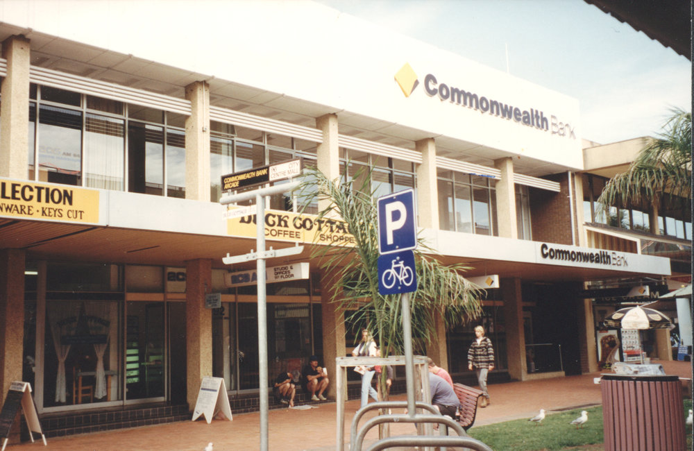 Commonwealth Bank Arcade at the City Centre Mall in Coffs Harbour, 1990s