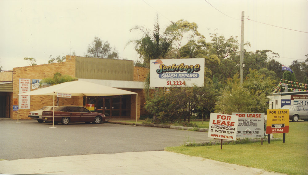 Seabreeze Smash Repairs at 10 GDT Seccombe Close in Coffs Harbour, 1990s