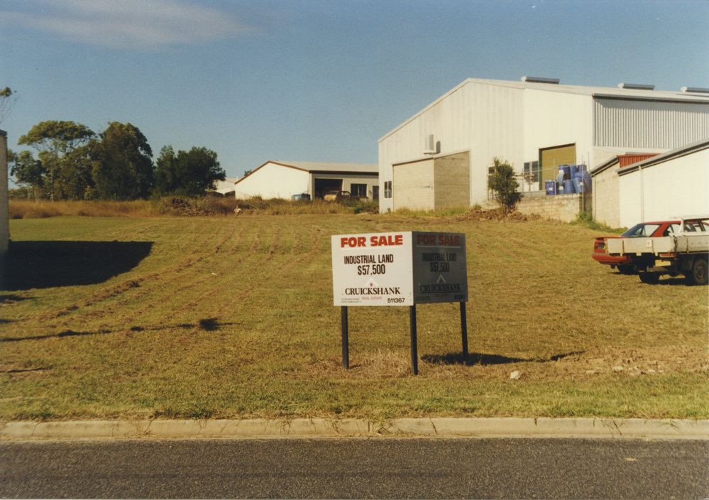 Industrial land at 30 Hulberts Road in Toormina, 1990s