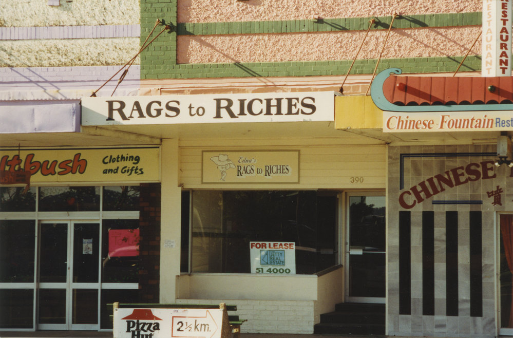 Edna's Rags to Riches at 390 Harbour Drive in Coffs Harbour Jetty, 1990s