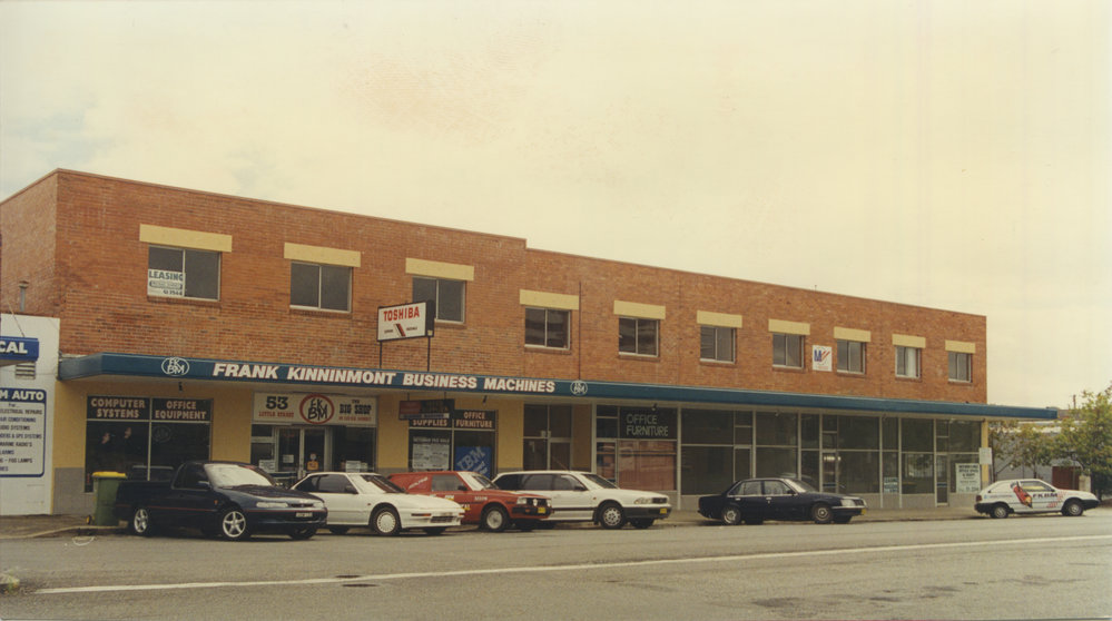 Frank Kinninmont Business Machines at 53 Little Street in Coffs Harbour, 1990s