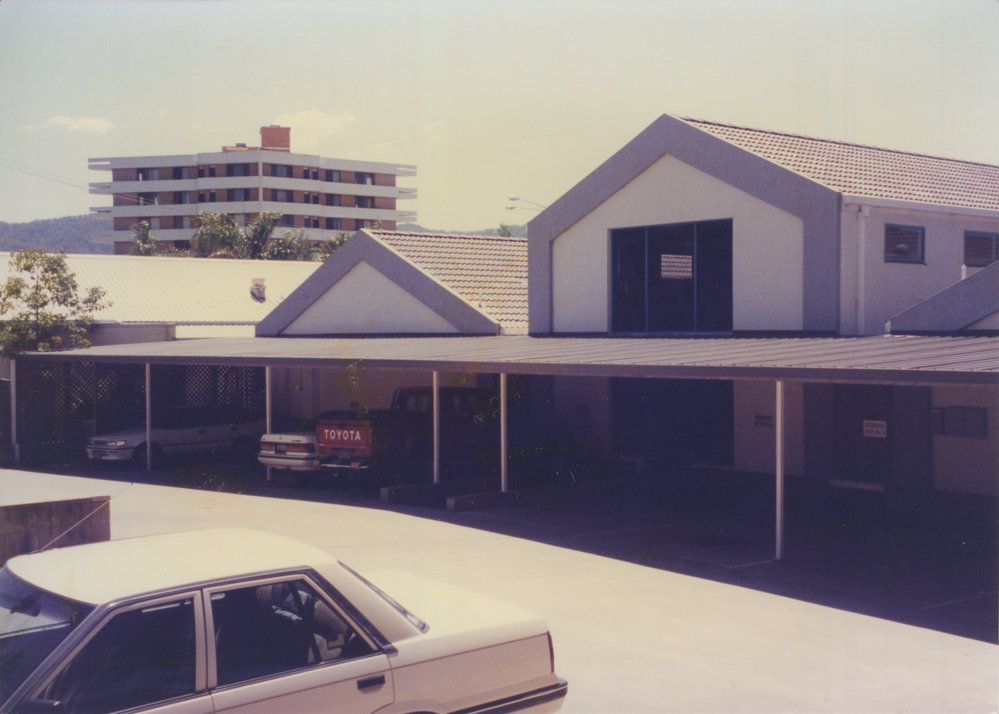 Rear of Albany House at 60-62 Albany Street in Coffs Harbour, 1990s