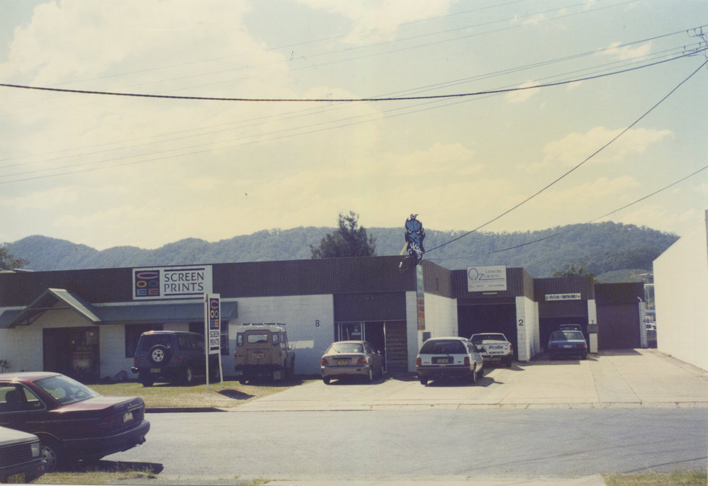 Cooee Screen Prints at 8 Lawson Crescent in Coffs Harbour, 1990s