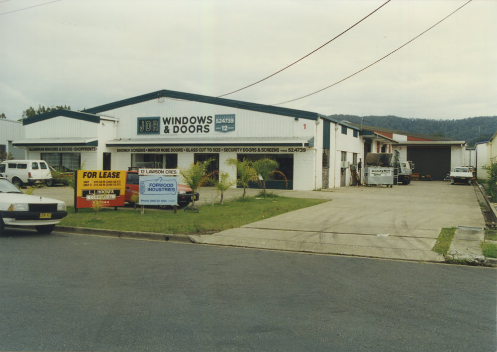 JDR Windows &amp; Doors at 12 Lawson Crescent in Coffs Harbour, 1990s
