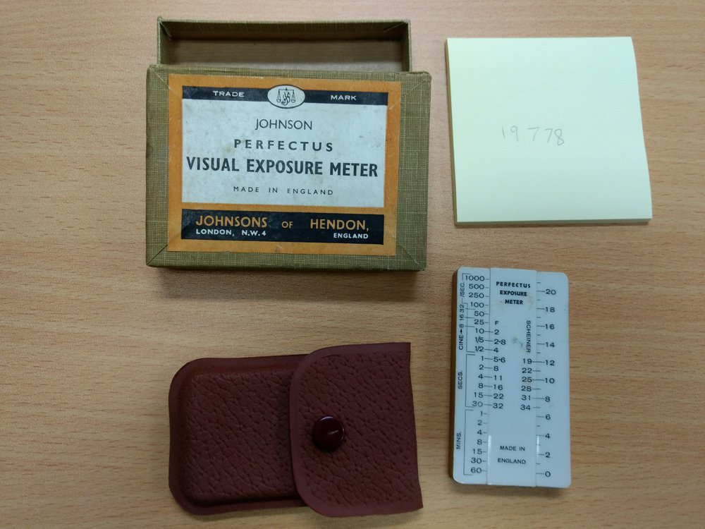 Johnson Perfectus exposure meter