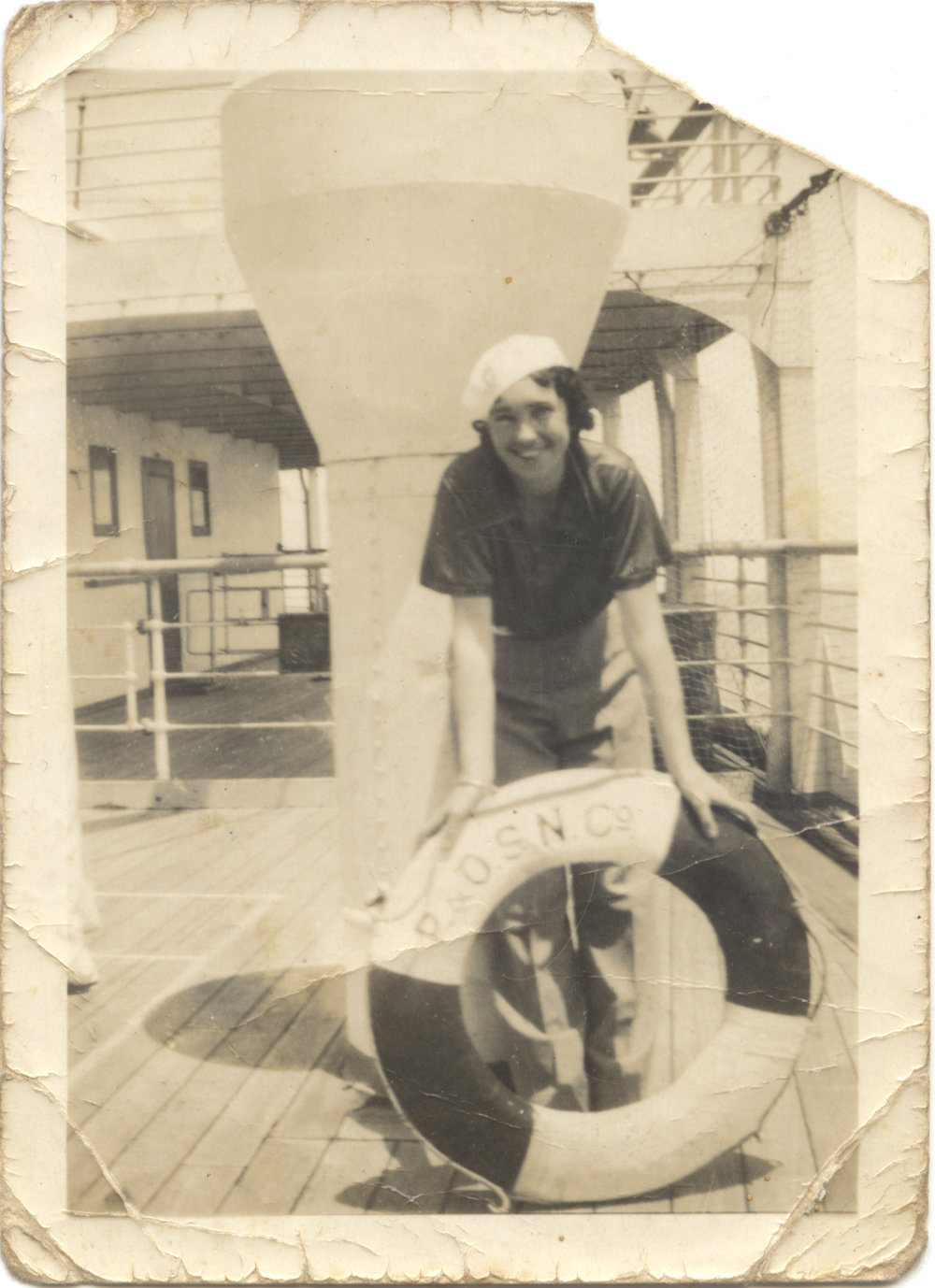 Onboard P&amp;O "Strathaird", Christmas Day 1930