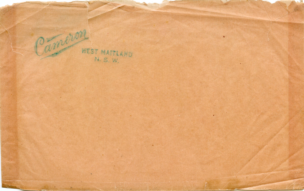 Envelope for Remembrance card, 1884 