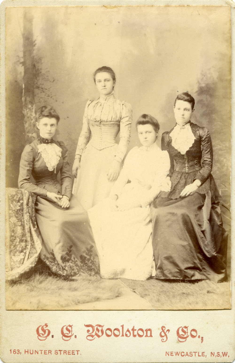Portrait of four women, c. 1884