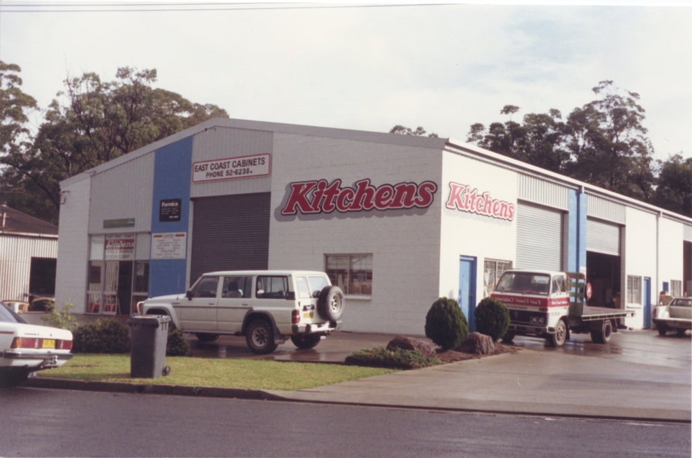 East Coast Cabinets at 17 Lawson Crescent in Coffs Harbour, 1990s