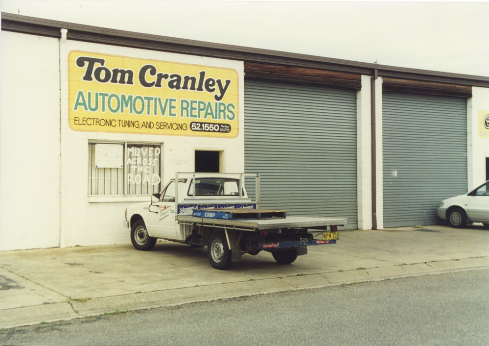 Tom Cranley Automotive Repairs at 39 Lawson Crescent in Coffs Harbour, 1990s