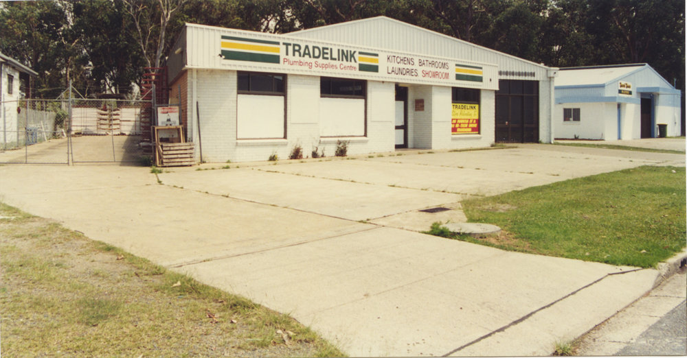 Tradelink Plumbing Supplies Centre at 21 Lawson Crescent in Coffs Harbour, 1990s