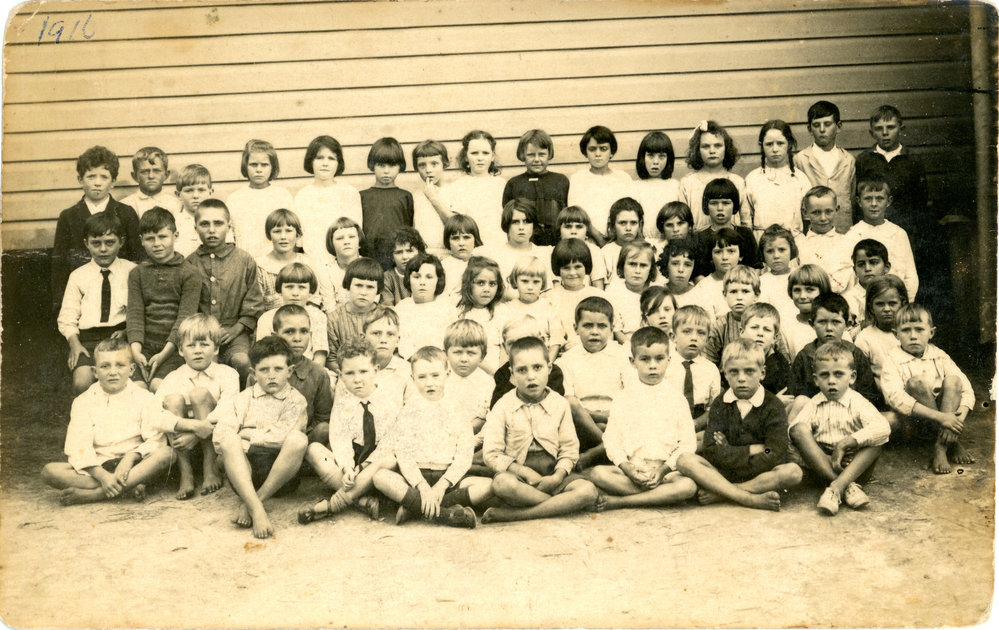 Infants' class at Coffs Harbour Public School, 1911 - 1916 