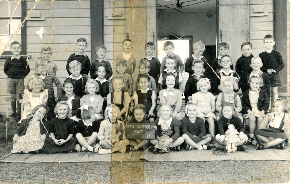 Kindergarten class, Coffs Harbour Infants School, 1947
