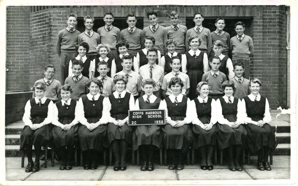Class 3C, Coffs Harbour High School, 1956