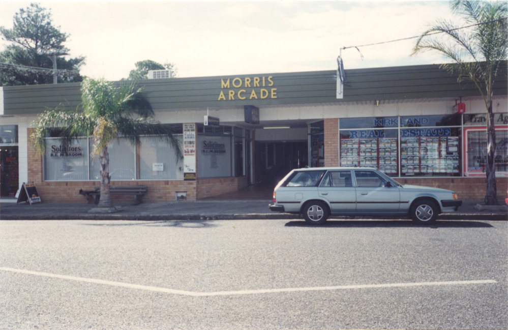 Morris Arcade in Bowra Street, 1990s