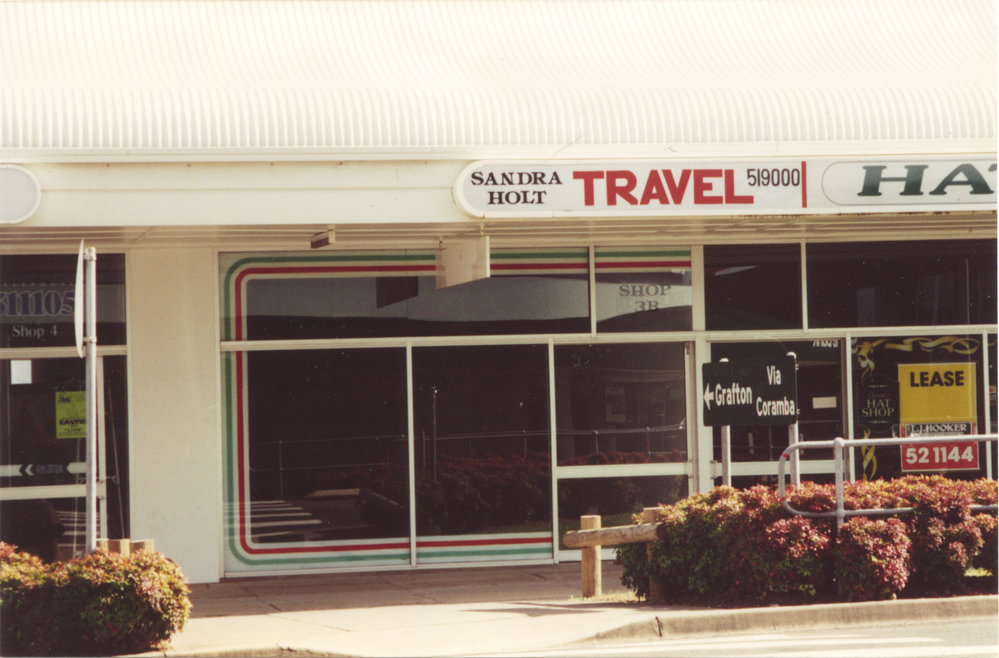 Sandra Holt Travel on Moonee Street in Coffs Harbour, 1990s