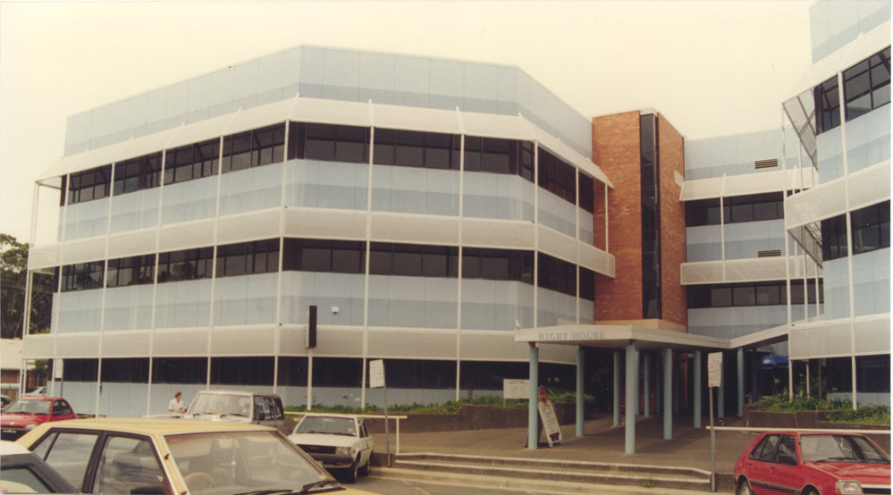 Rigby House on the corner of Coff &amp; Duke Streets in Coffs Harbour, 1990s