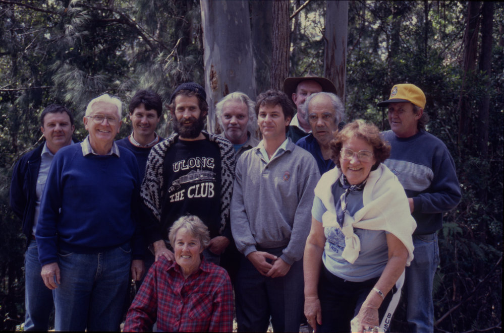 Group in forest