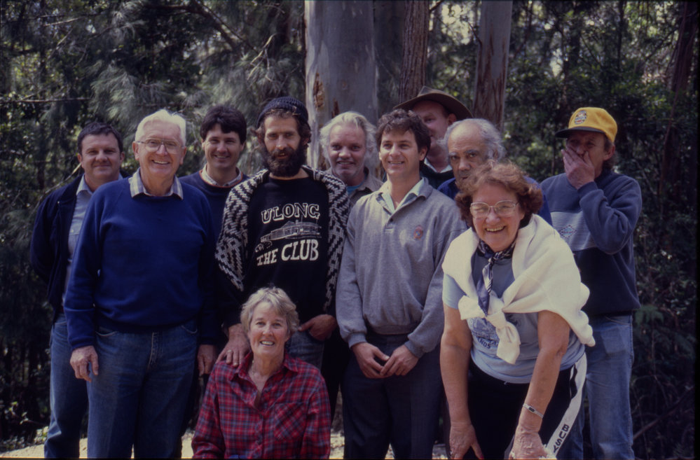 Group in forest