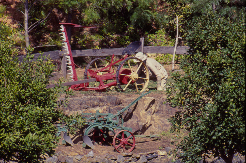 Farm machinery display, The Big Banana