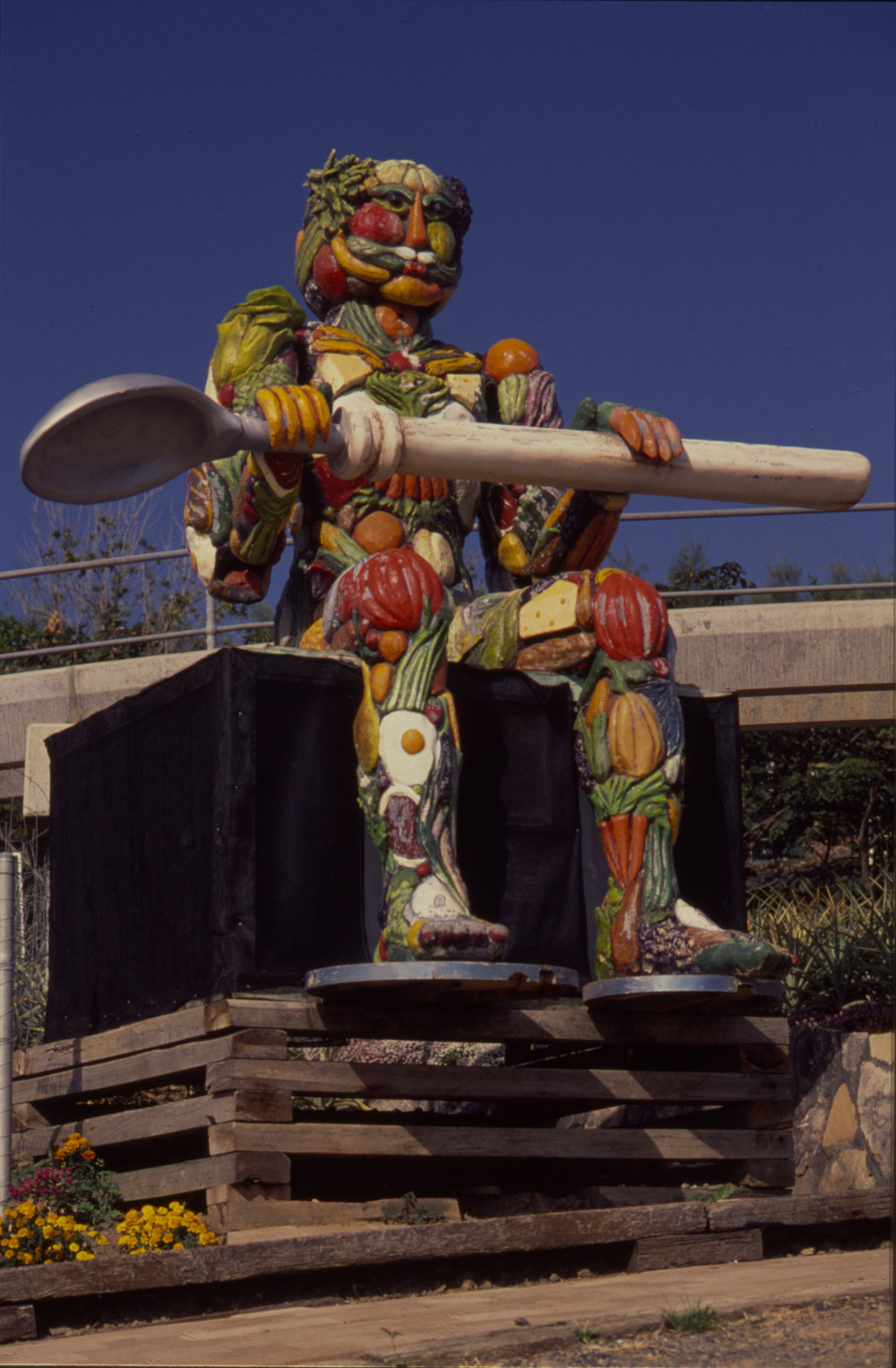 The Big Fruit Man at The Big Banana, 1970s-1980s