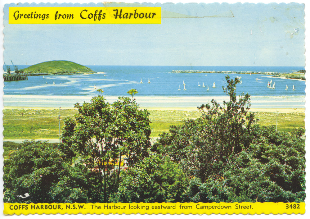 Greetings from Coffs Harbour souvenir postcard