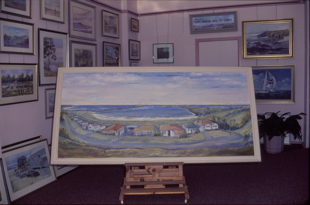 Paintings at Coffs Harbour Jetty Art Gallery